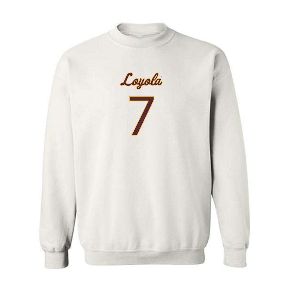 Loyola - NCAA Men's Volleyball : Jake Read - Crewneck Sweatshirt-0