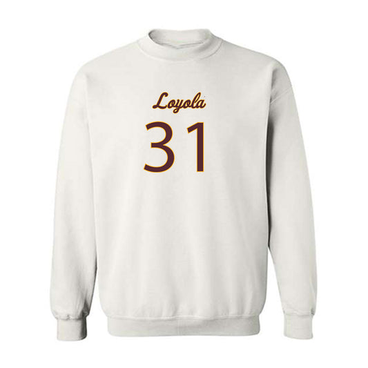 Loyola - NCAA Men's Volleyball : Gavin O'Brien - Replica Shersey Crewneck Sweatshirt-0