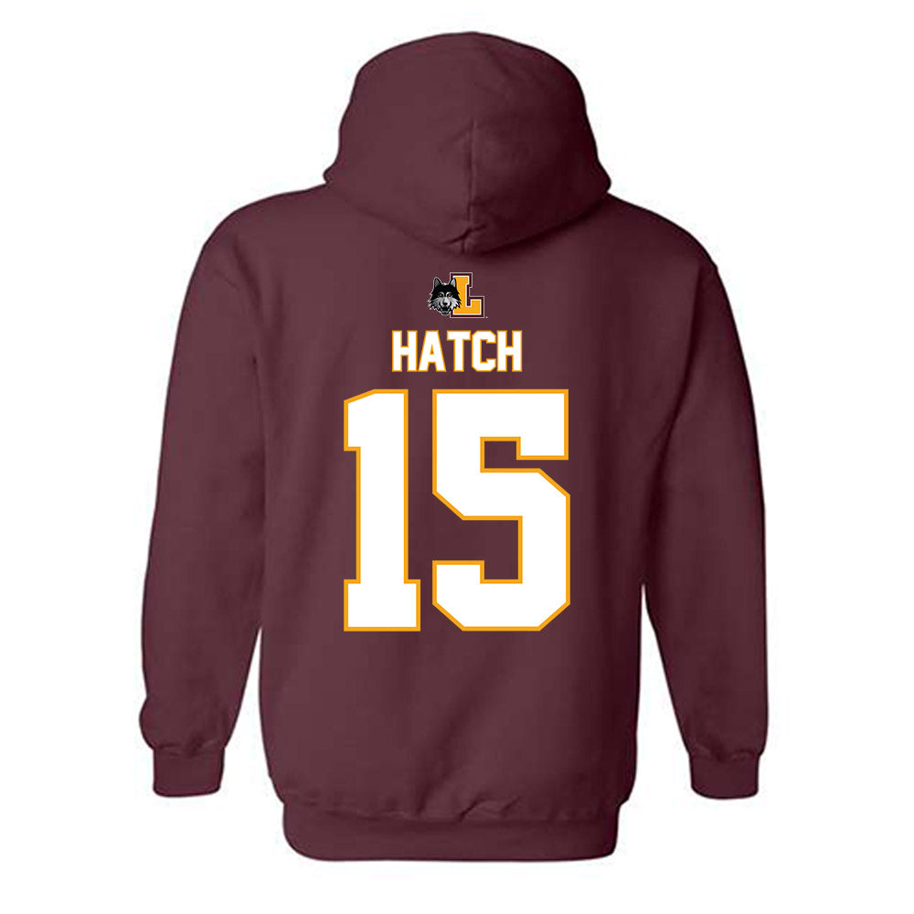 Loyola - NCAA Men's Volleyball : William Hatch - Replica Shersey Hooded Sweatshirt-1