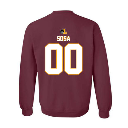 Loyola - NCAA Men's Volleyball : Aleksandar Sosa - Replica Shersey Crewneck Sweatshirt-1