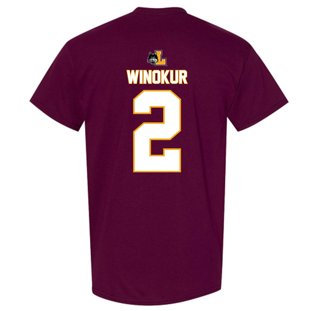 Loyola - NCAA Men's Volleyball : Benjamin Winokur - Replica Shersey T-Shirt-1