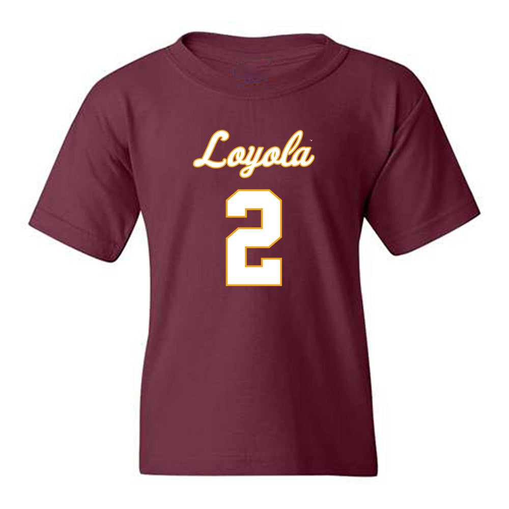 Loyola - NCAA Men's Volleyball : Benjamin Winokur - Replica Shersey Youth T-Shirt-0