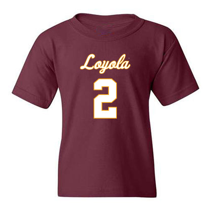 Loyola - NCAA Men's Volleyball : Benjamin Winokur - Replica Shersey Youth T-Shirt-0