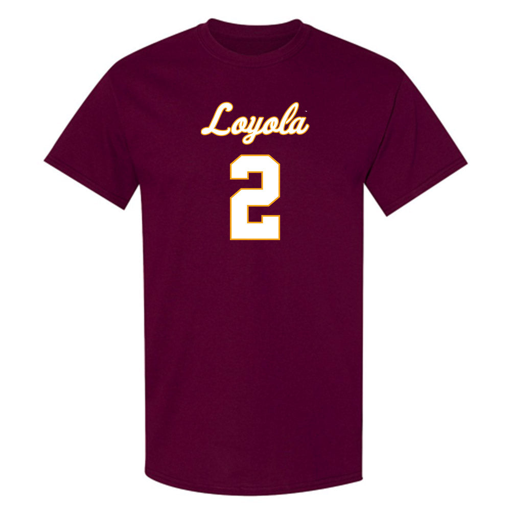 Loyola - NCAA Men's Volleyball : Benjamin Winokur - Replica Shersey T-Shirt-0