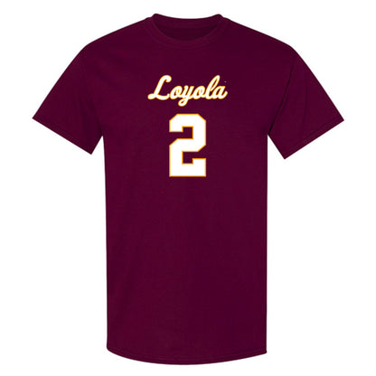Loyola - NCAA Men's Volleyball : Benjamin Winokur - Replica Shersey T-Shirt-0