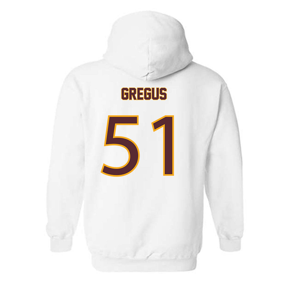 Loyola - NCAA Softball : Abbie Gregus - Replica Shersey Hooded Sweatshirt-1