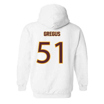 Loyola - NCAA Softball : Abbie Gregus - Replica Shersey Hooded Sweatshirt-1