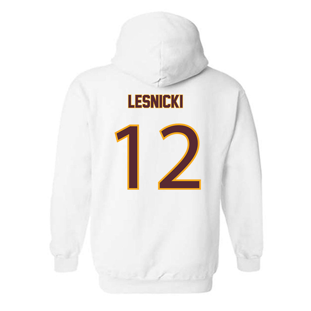 Loyola - NCAA Softball : Nat Lesnicki - Replica Shersey Hooded Sweatshirt-1