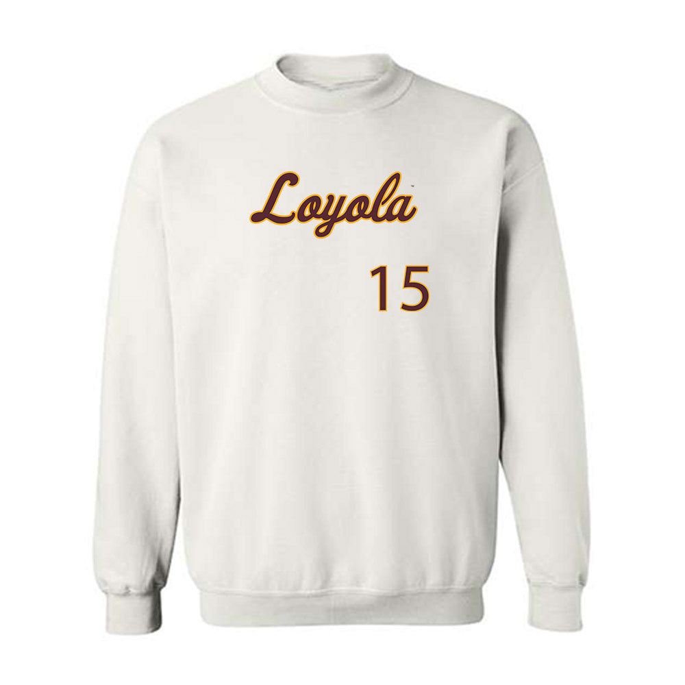Loyola - NCAA Softball : Katie Mitchell - Replica Shersey Crewneck Sweatshirt-0
