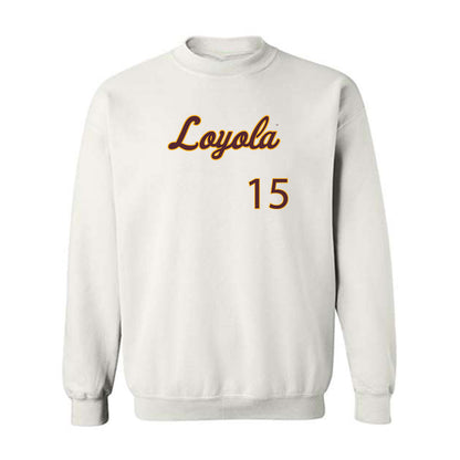 Loyola - NCAA Softball : Katie Mitchell - Replica Shersey Crewneck Sweatshirt-0