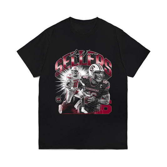 South Carolina - NCAA Football : LaNorris Sellers - Collage Comfort Colors T-Shirt-0