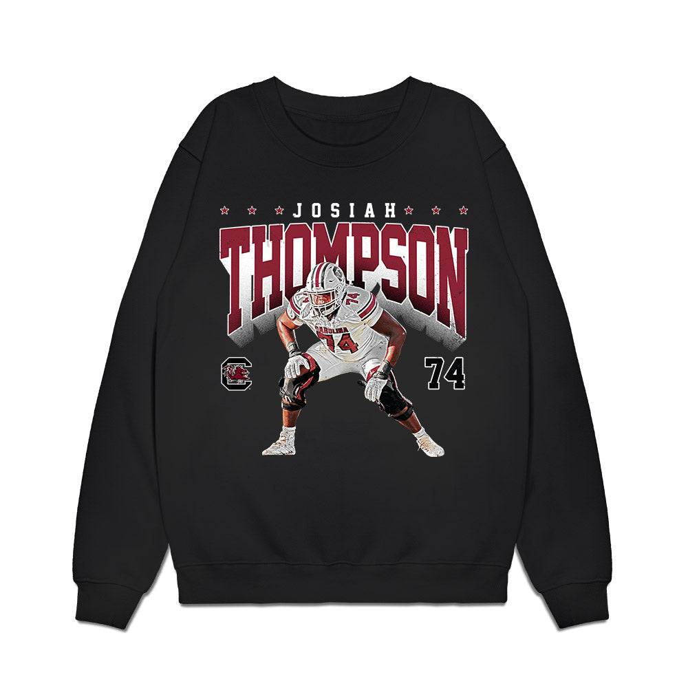 South Carolina - NCAA Football : Josiah Thompson - Collage Premium Crewneck Sweatshirt-0