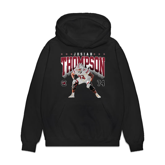 South Carolina - NCAA Football : Josiah Thompson - Collage Premium Hooded Sweatshirt-0