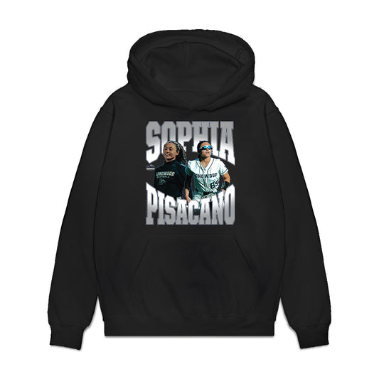 Longwood - NCAA Softball : Sophia Pisacano - Collage Premium Hooded Sweatshirt-0