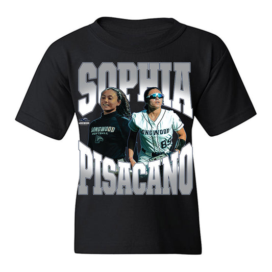 Longwood - NCAA Softball : Sophia Pisacano - Collage Youth T-Shirt-0
