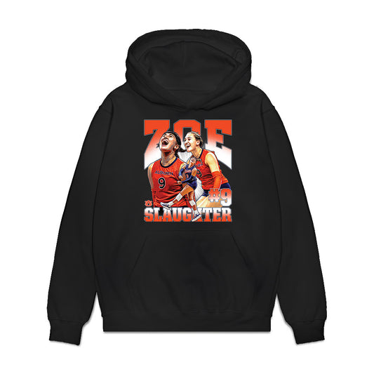 Auburn - NCAA Women's Volleyball : Zoe Slaughter - Collage Premium Hooded Sweatshirt-0