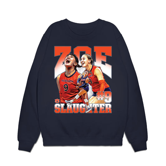 Auburn - NCAA Women's Volleyball : Zoe Slaughter - Collage Premium Crewneck Sweatshirt-0