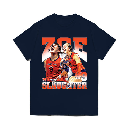 Auburn - NCAA Women's Volleyball : Zoe Slaughter - Collage Comfort Colors T-Shirt-0