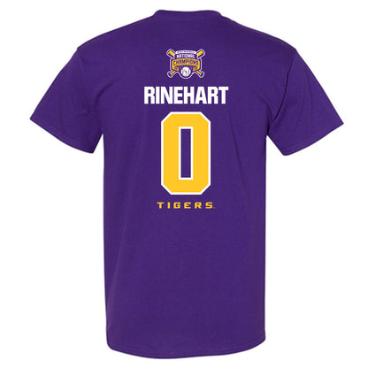 LSU - NCAA Baseball : Jace Rinehart - National Championship Shersey T-Shirt-1