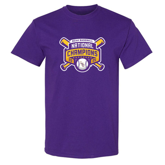 LSU - NCAA Baseball : Chris Stanfield - National Championship Shersey T-Shirt-0