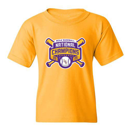LSU - NCAA Baseball : Jace Rinehart - National Championship Shersey Youth T-Shirt-0