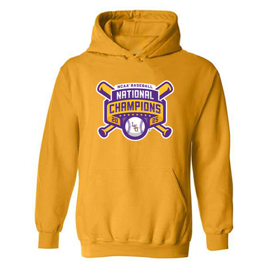 LSU - NCAA Baseball : Zac Cowan - National Championship Shersey Hooded Sweatshirt-0