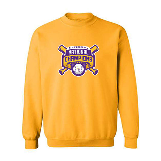 LSU - NCAA Baseball : Cooper Williams - National Championship Shersey Crewneck Sweatshirt-0