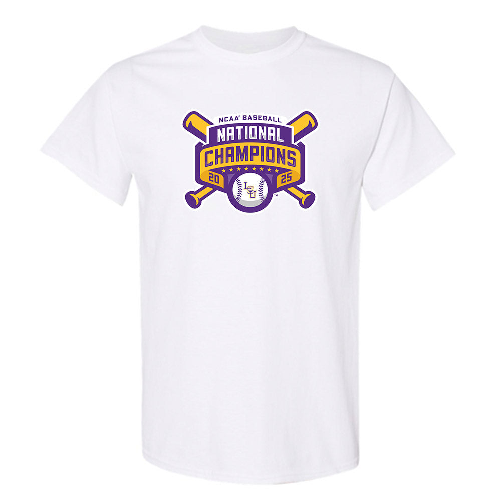 LSU - NCAA Baseball : Zac Cowan - National Championship Shersey T-Shirt-0