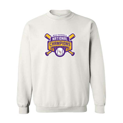 LSU - NCAA Baseball : Zac Cowan - National Championship Shersey Crewneck Sweatshirt-0