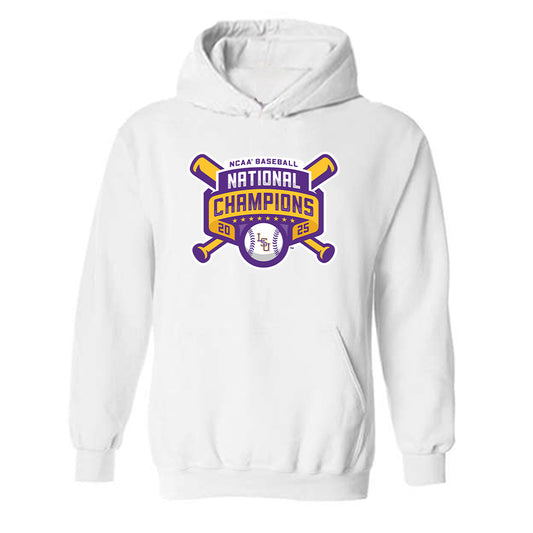 LSU - NCAA Baseball : Chris Stanfield - National Championship Shersey Hooded Sweatshirt-0