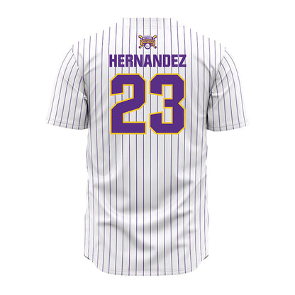 LSU - NCAA Baseball : Luis Hernandez - National Championship Jersey-1
