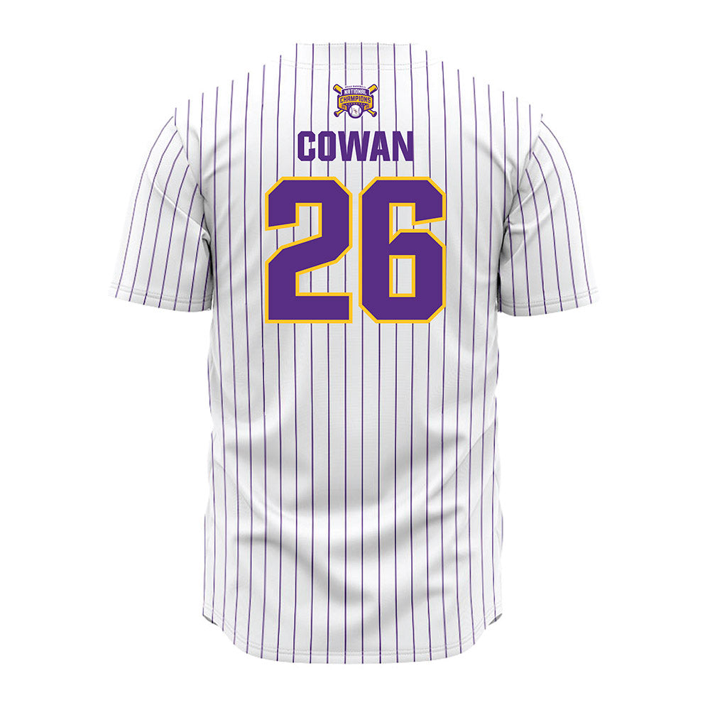 LSU - NCAA Baseball : Zac Cowan - National Championship Jersey-1