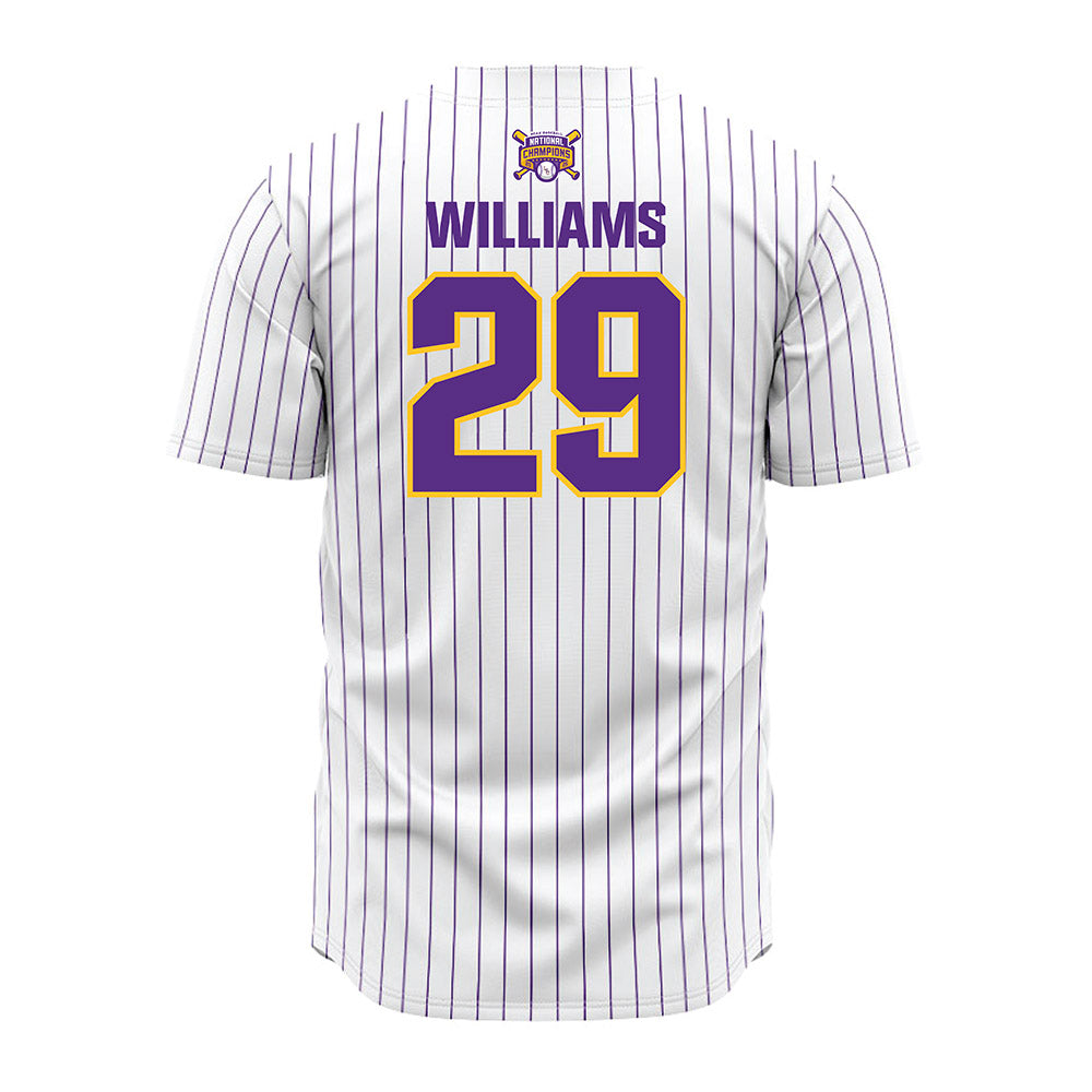 LSU - NCAA Baseball : Cooper Williams - National Championship Jersey-1