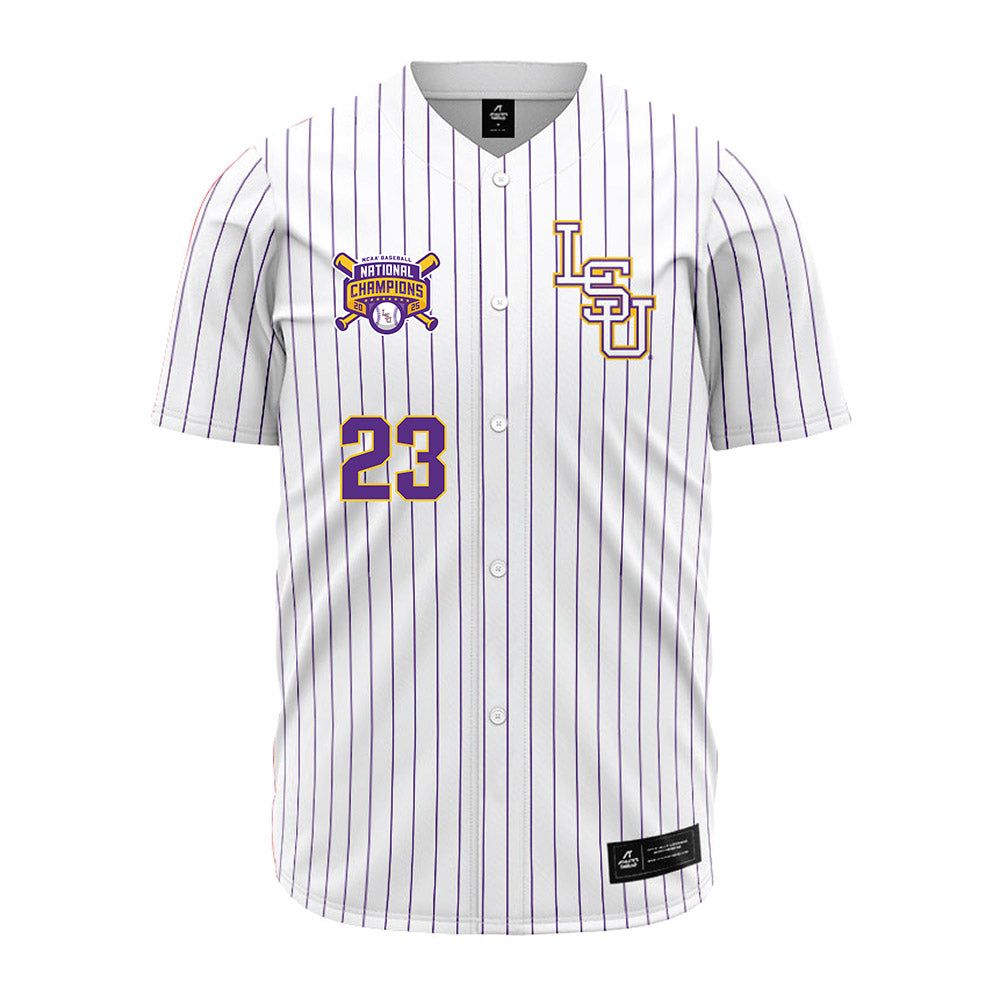 LSU - NCAA Baseball : Luis Hernandez - National Championship Jersey-0