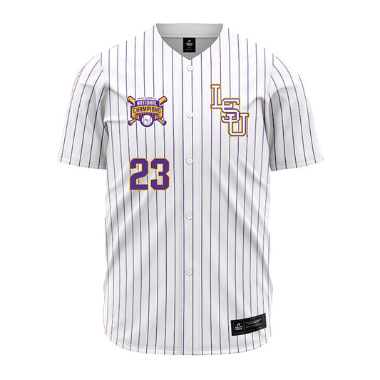 LSU - NCAA Baseball : Luis Hernandez - National Championship Jersey-0