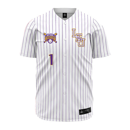 LSU - NCAA Baseball : Chris Stanfield - National Championship Jersey-0