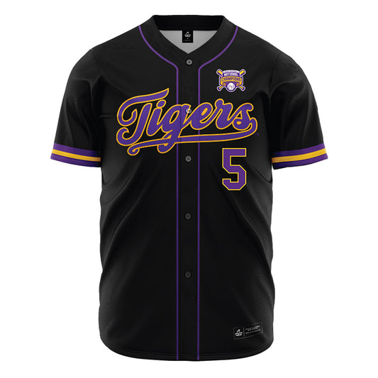 LSU - NCAA Baseball : Tanner Reaves - National Championship Jersey-0