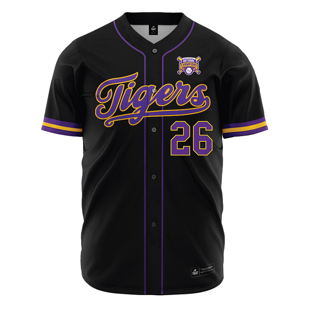 LSU - NCAA Baseball : Zac Cowan - National Championship Jersey-0
