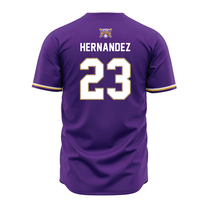 LSU - NCAA Baseball : Luis Hernandez - National Championship Jersey-1