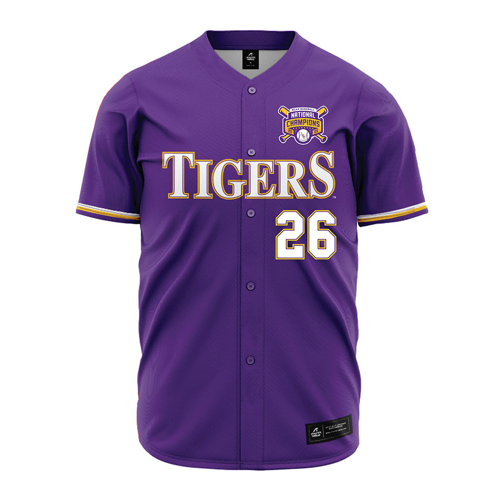 LSU - NCAA Baseball : Zac Cowan - National Championship Jersey-0