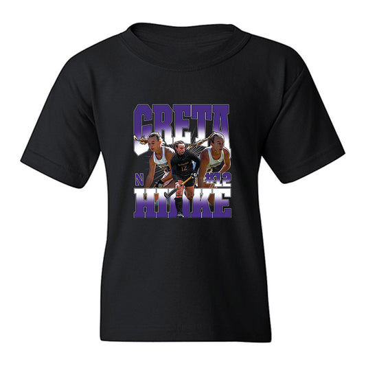 Northwestern - NCAA Women's Field Hockey : Greta Hinke - Collage Youth T-Shirt-0
