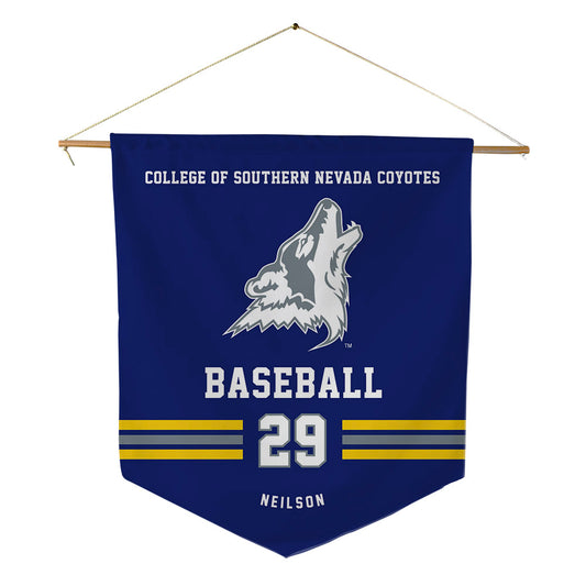 Southern Nevada - NCAA Baseball : Cole Neilson - Pennant - 18" x 21"-0