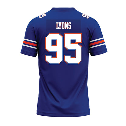 Florida - NCAA Football : Jamari Lyons - Blue Premium Football Jersey-1