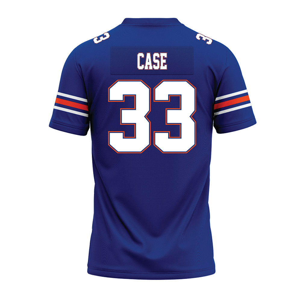 Florida - NCAA Football : Brian Case - Blue Premium Football Jersey-1