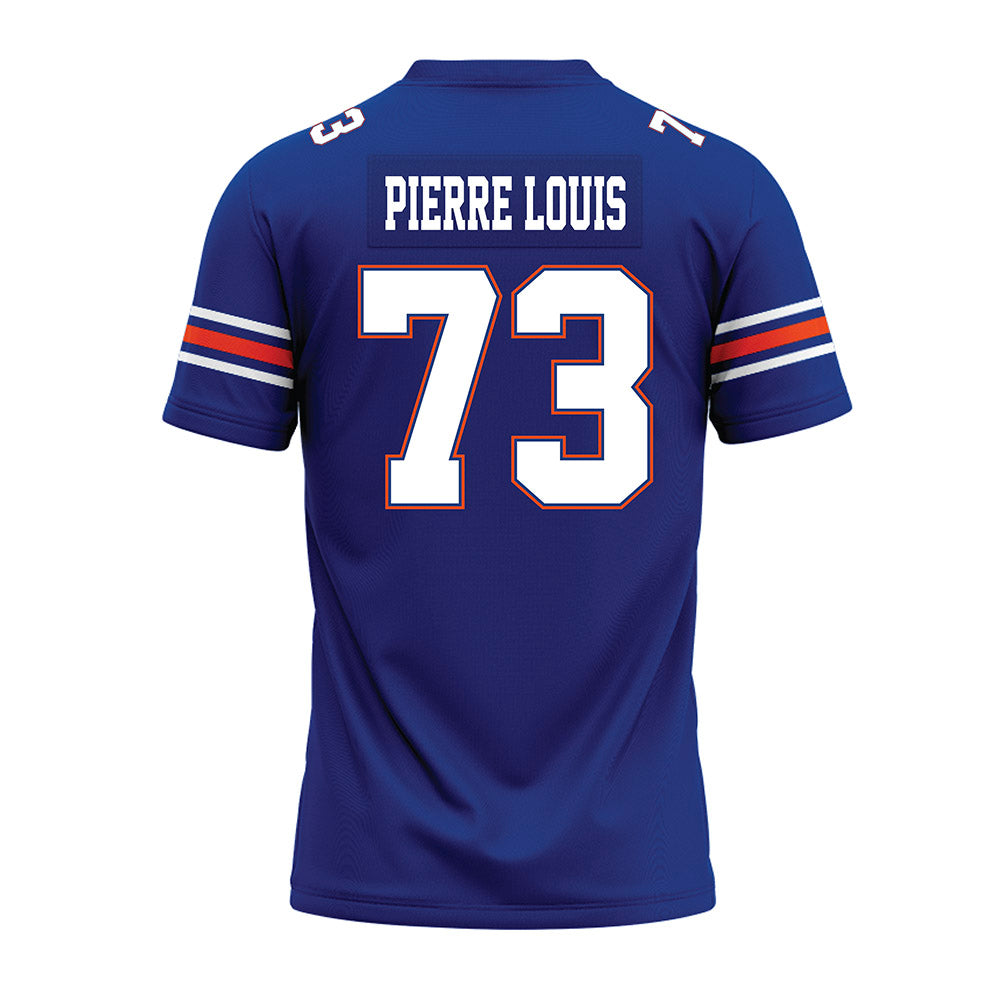 Florida - NCAA Football : Daniel Pierre Louis - Blue Premium Football Jersey-1