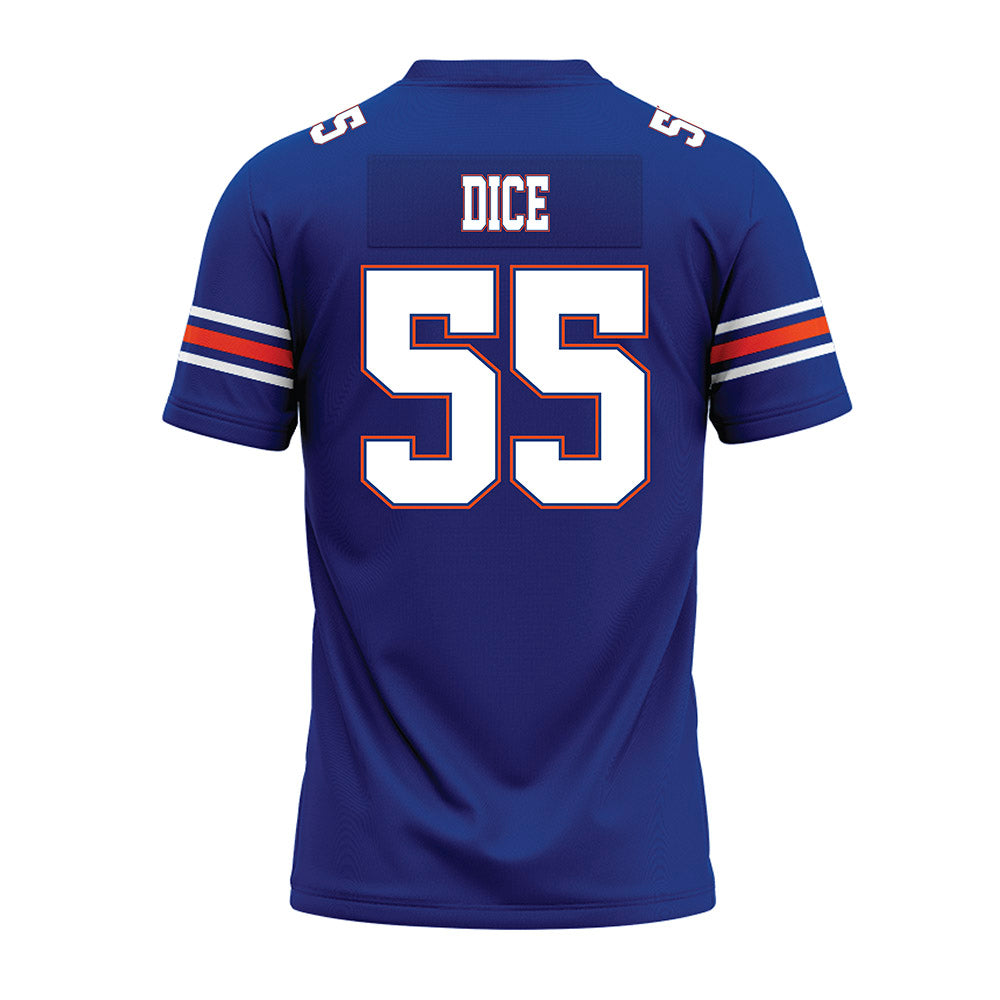 Florida - NCAA Football : Tavaris Dice - Blue Premium Football Jersey-1
