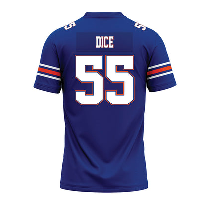 Florida - NCAA Football : Tavaris Dice - Blue Premium Football Jersey-1
