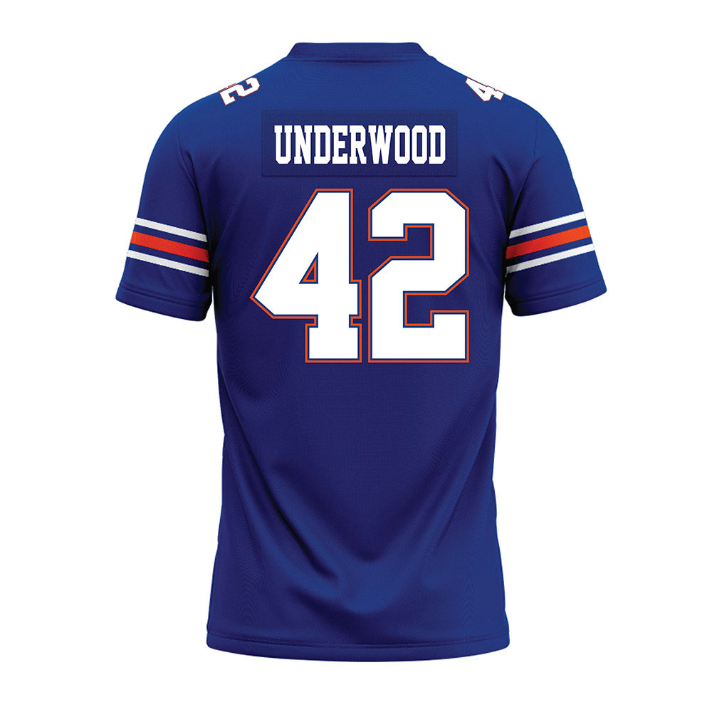 Florida - NCAA Football : Rocco Underwood - Blue Premium Football Jersey-1