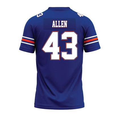 Florida - NCAA Football : Alfonzo Allen - Blue Premium Football Jersey-1