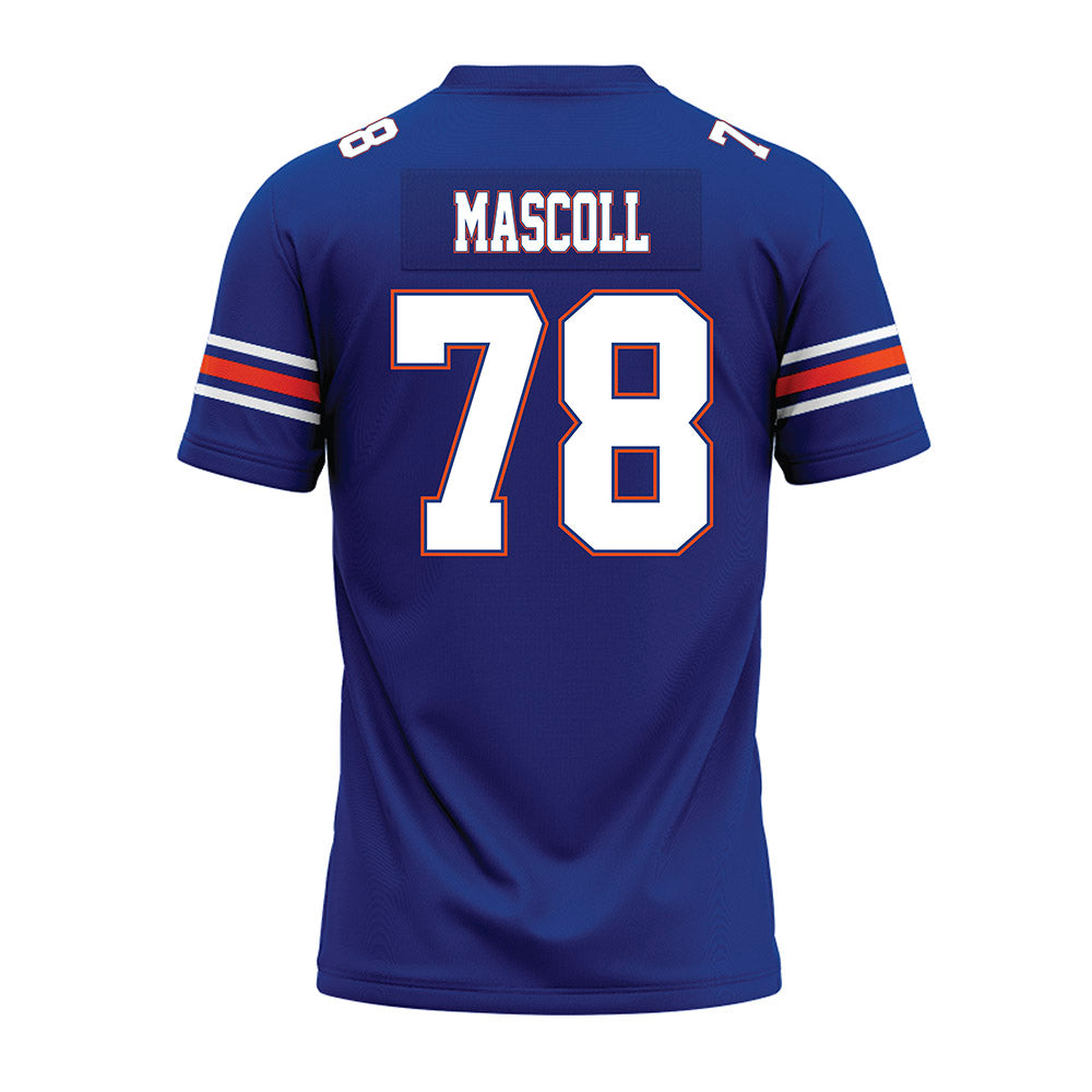 Florida - NCAA Football : Marcus Mascoll - Blue Premium Football Jersey-1